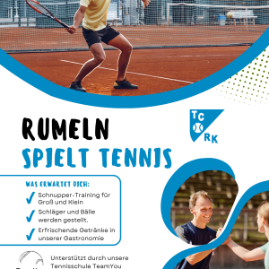 Schnuppertraining für den TC Rumeln Kaldenhausen